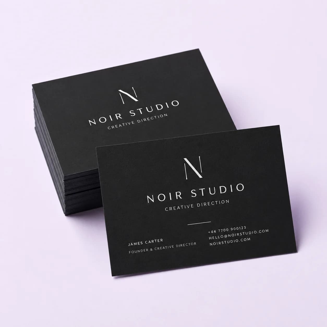 Black Business Card product photo